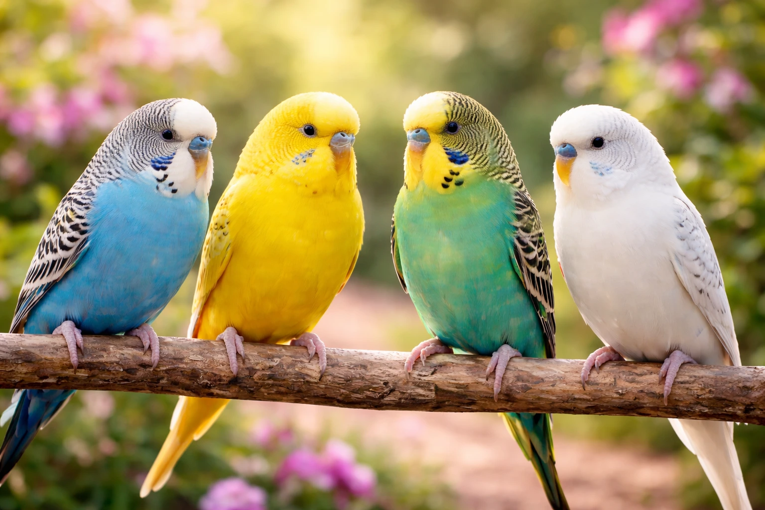 Undulat unge (Melopsittacus Undulatus)